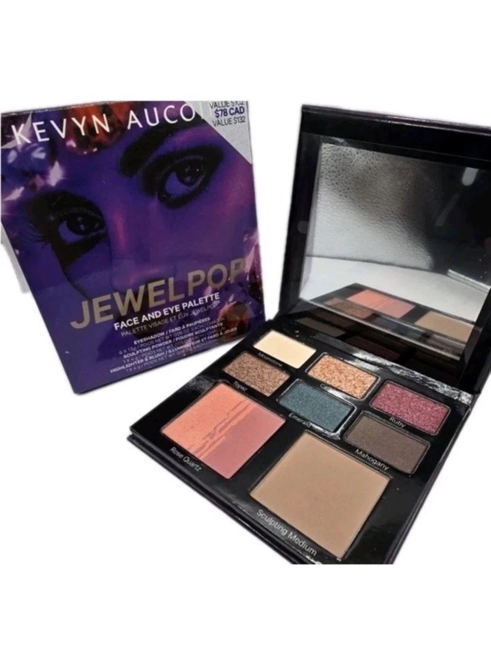 Kevyn Aucoin Jewel Pop Limited Edition Face And Eye Palette Brand New